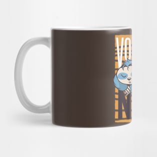 Vote For Naps Funny Animals Artwork Mug